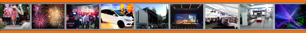 Eventmanagement inklusive Veranstaltungstechnik und professionellem Personal